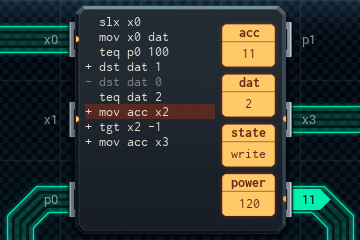 SHENZHEN I/O Part #44 - Assignment #20: Pocket I Ching Oracle